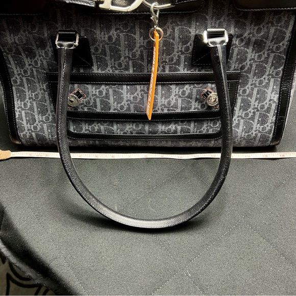 Rare Vintage 2005 Dior Flight monogram denim handbag - Picture 6 of 10